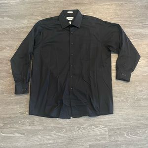 Men’s black button down